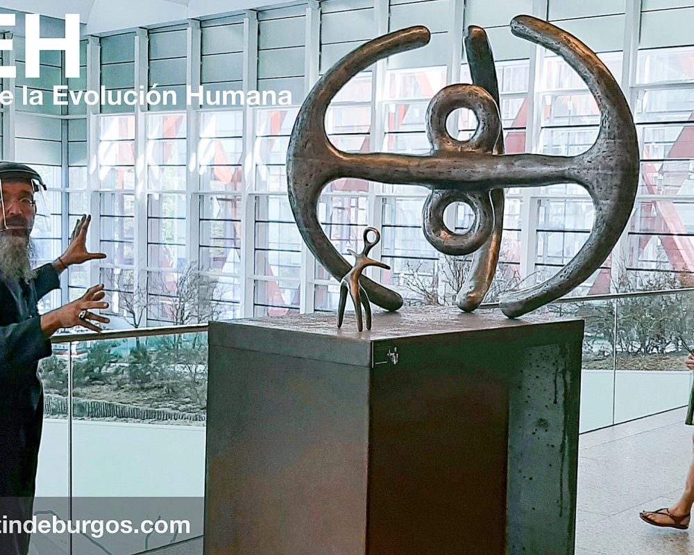 Visita autor en el MEH _Museo de la evolucion Humana